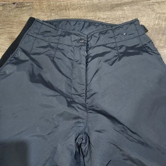 Obermeyer Ski Pants Size 10 Snow Board Black Water Proof Resistant - Picture 10 of 16